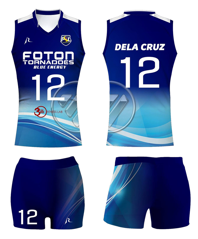 volleyball jersey design blue