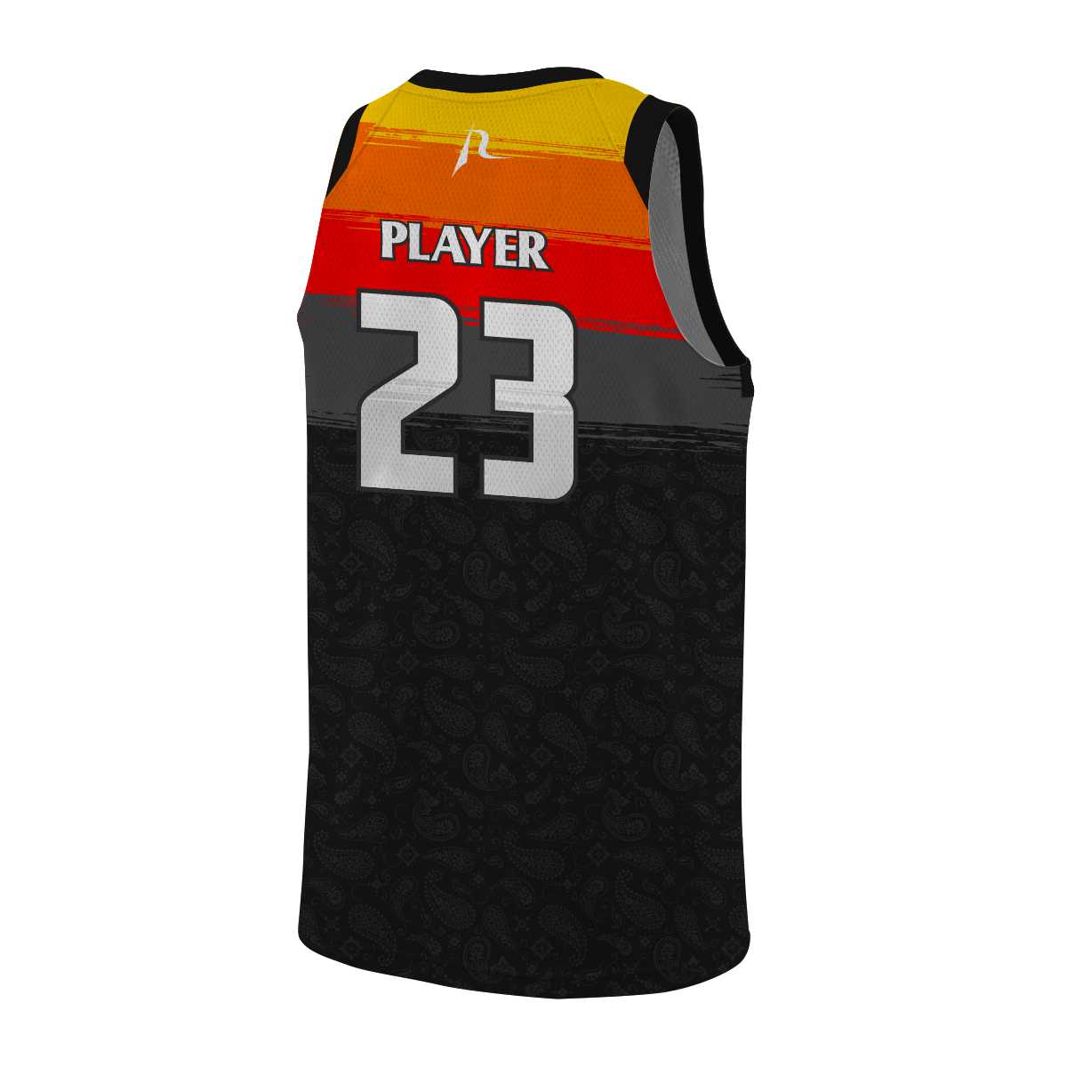 Team Rebel Sports Basketball Jersey Back Design 17 - 2024