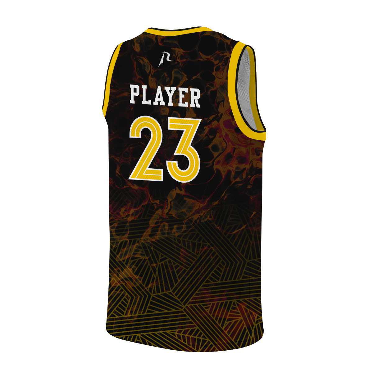 Team Rebel Sports Basketball Jersey Back Design 20 - 2024