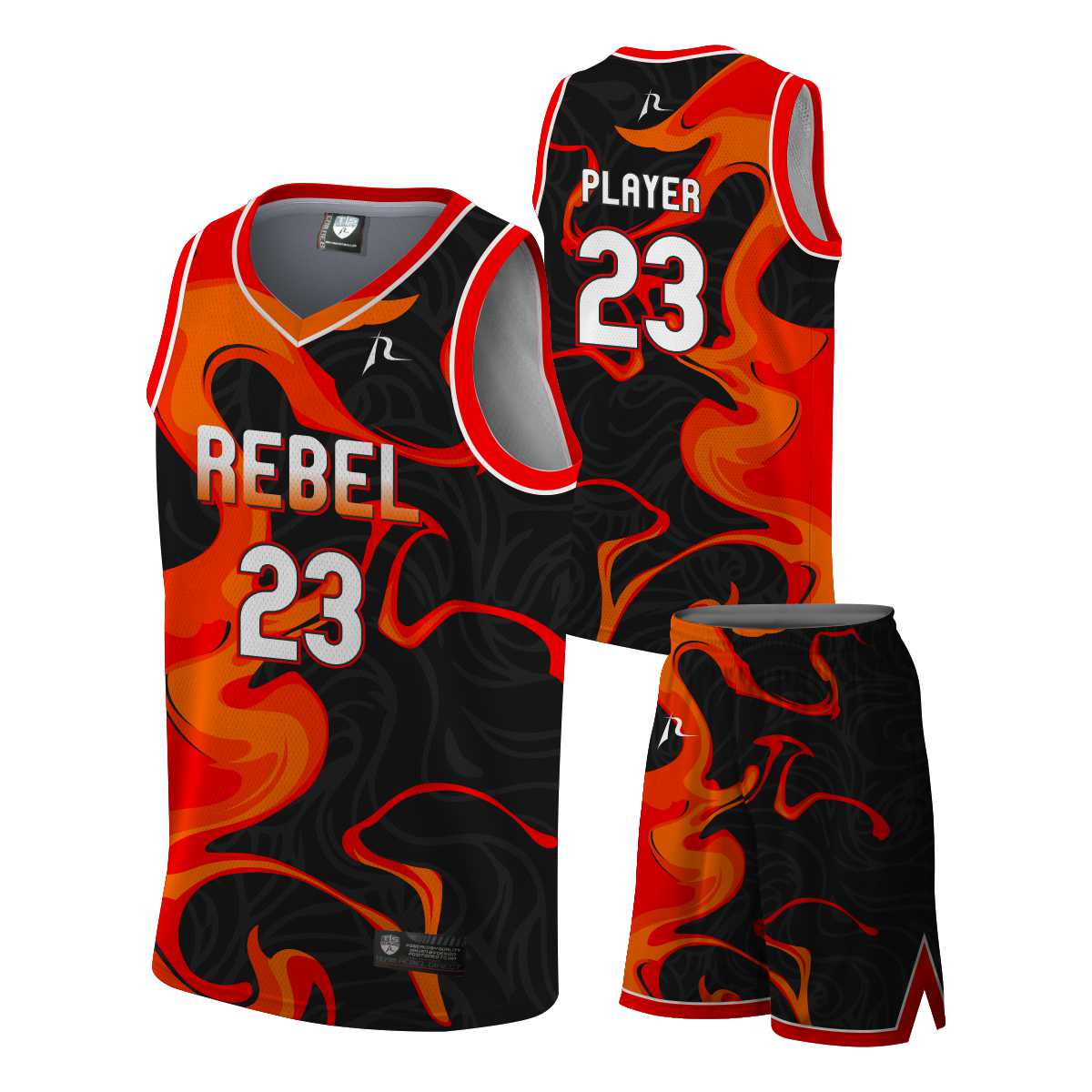 Team Rebel Sports Basketball Design 30 - 2024