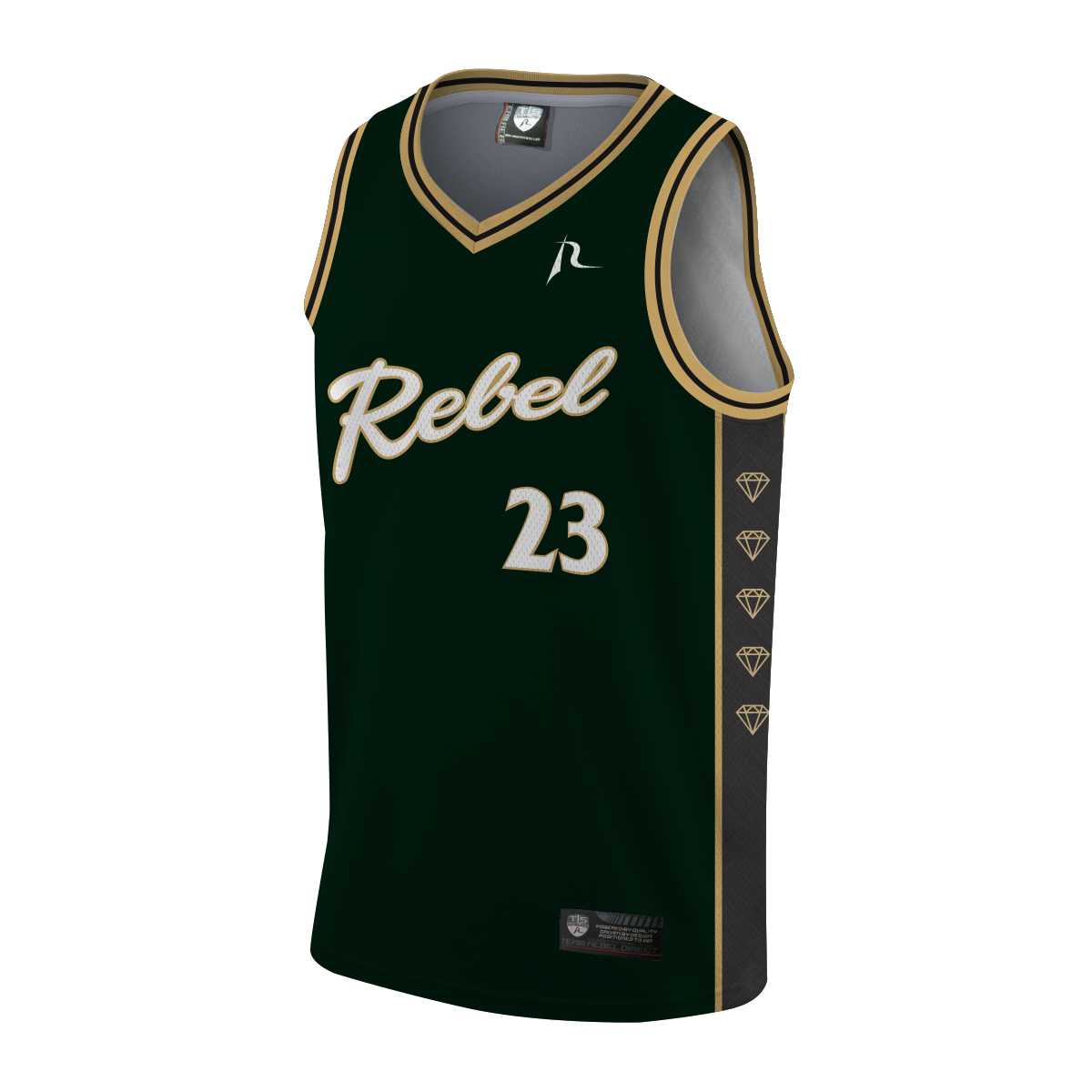 Team Rebel Sports Basketball Jersey Front Design 10 - 2024