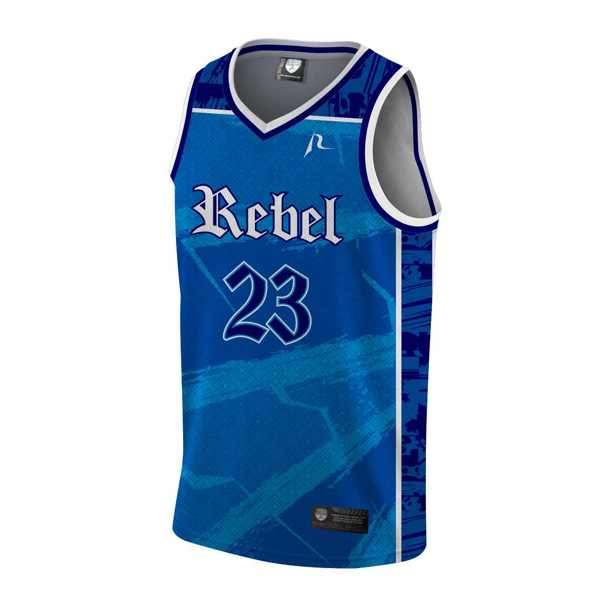 Team Rebel Sports Basketball Jersey Front Design 22 - 2024