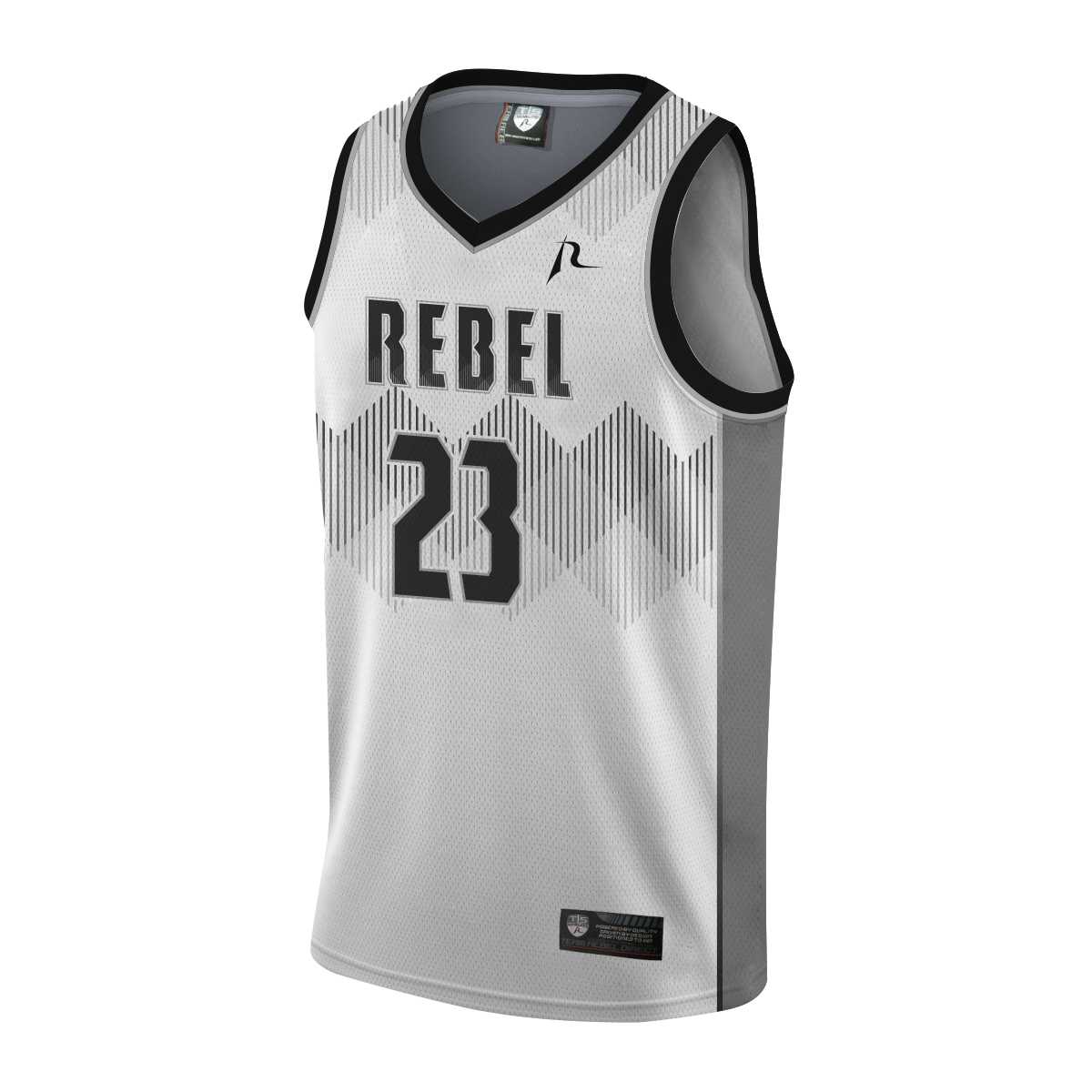Team Rebel Sports Basketball Jersey Front Design 3 - 2024