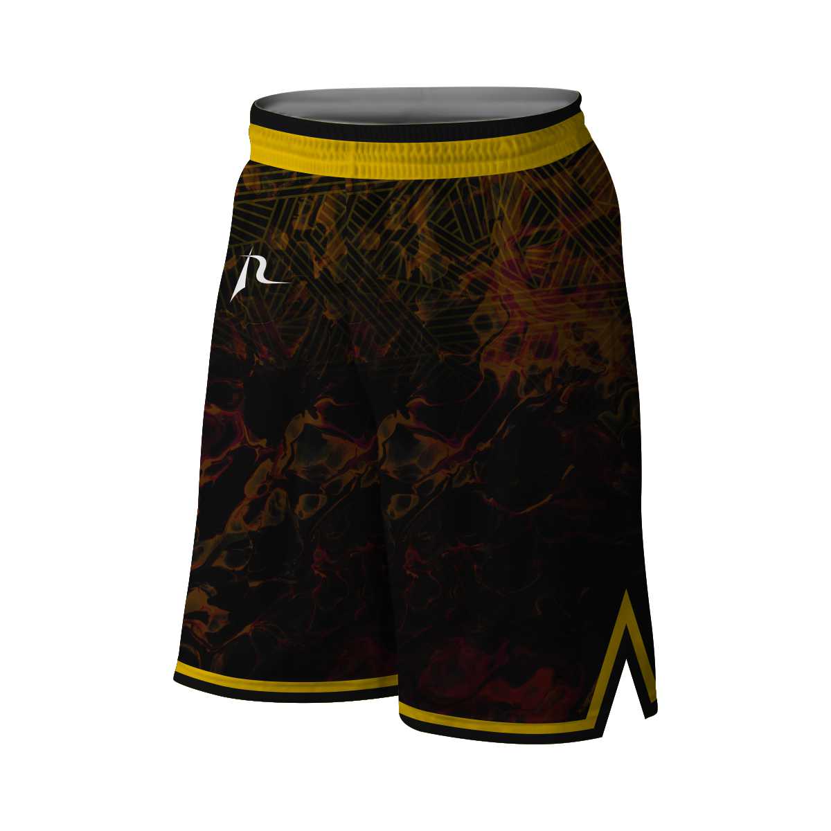 Team Rebel Sports Basketball Shorts Design 20 - 2024