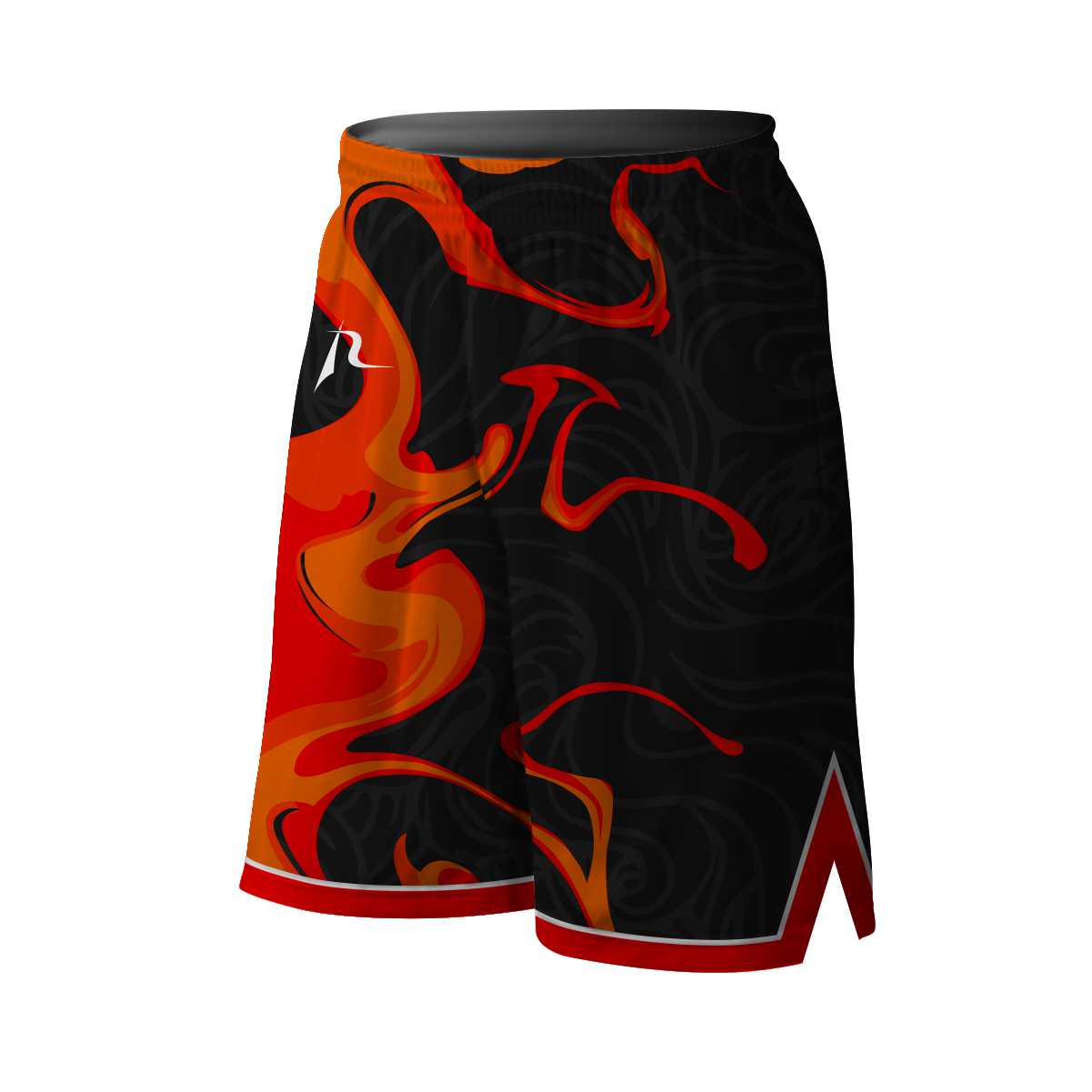 Team Rebel Sports Basketball Shorts Design 30 - 2024