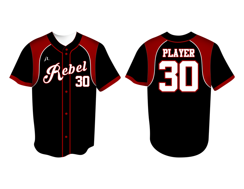 baseball jersey rebel sport