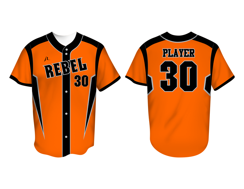 baseball jersey rebel sport
